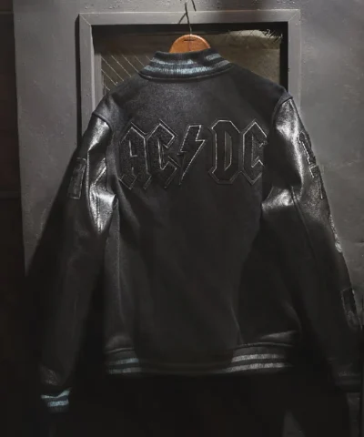 Through the Eras Black Varsity Jacket