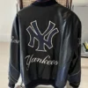 Timothee Chalamet New York Yankees Leather Jcket