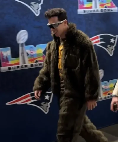 Tommy Devito Super Bowl LX 2026 Fur Jacket