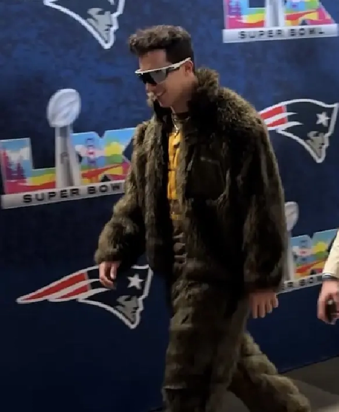 Tommy Devito Super Bowl LX 2026 Fur Jacket
