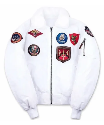 Top Gun White Jacket