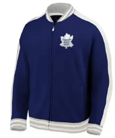 Toronto Maple Leafs Blue Track Jackt