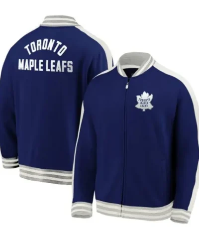 Toronto Maple Leafs Blue Track Jacket