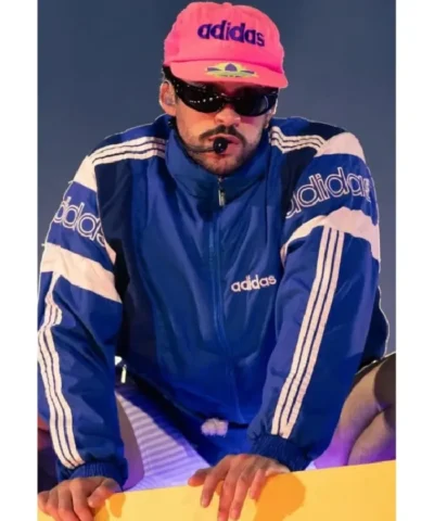 Tour Bad Bunny Blue Adidas Track Jacket