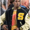 Travis Scott Paris Olympics Varsity Jacket