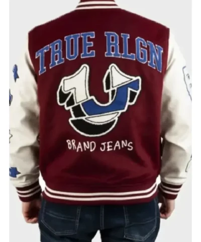 True Religion Letterman Jacket