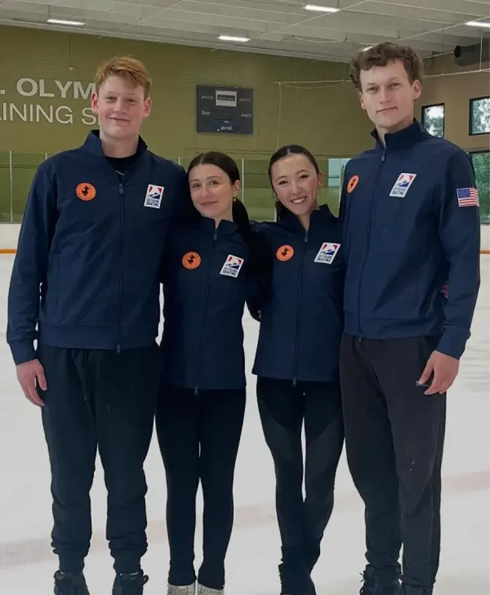 U.S. Figure Skating Save The Duck Olympic Jacket