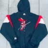 UNLV Runnin Rebels 90’s Breakaway Navy Pullovr Jacket