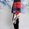 USA Red Puffer Jacket