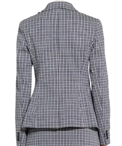 Alternative view of The View Joy Behar Gray Plaid Blazer