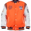 Virginia State University Motto 2 0 Orange Varsity Jacket
