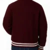 Virginia Tech Hokies Full-Snap Varsity Wool Maroon Jacket