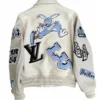 Bunny x Vuitton Cream Varsity Jacket
