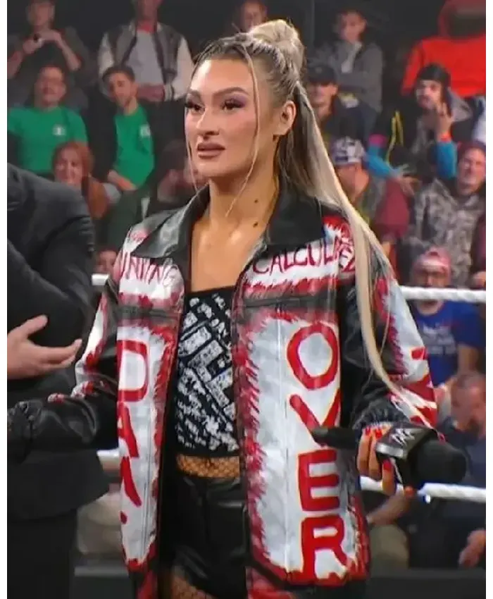 WWE NXT 2026 Izzi Dame Over Leather Jacket