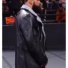 WWE NXT 2026 Tony D’Angelo Black Leather Shearling Jacket