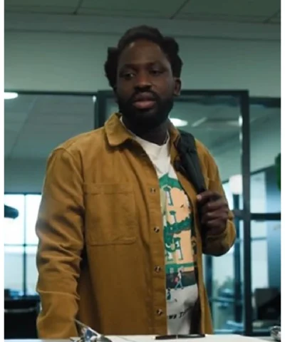 Whilst Black S02 Adjani Salmon Brown Shirt Jacket