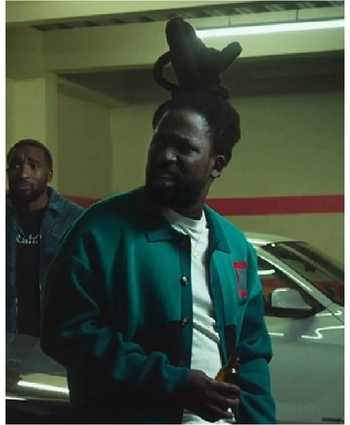 Whilst Black S02 Adjani Salmon Green Jacket