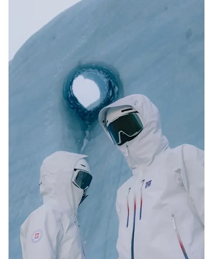 Milano Cortina 2026 Winter Olympics Opening Ceremony Team Iceland White Hooded Jacket