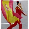 Winter Olympics 2026 Opening Ceremony Team Spain Red & Yellow Hooded Jacket