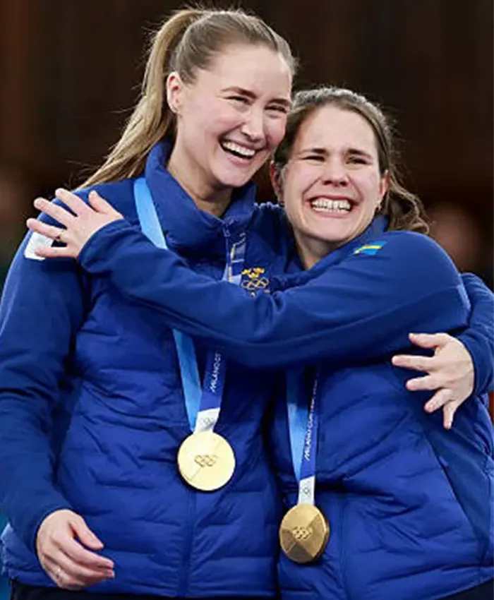 Winter Olympics Team Sweden Curling Jacket