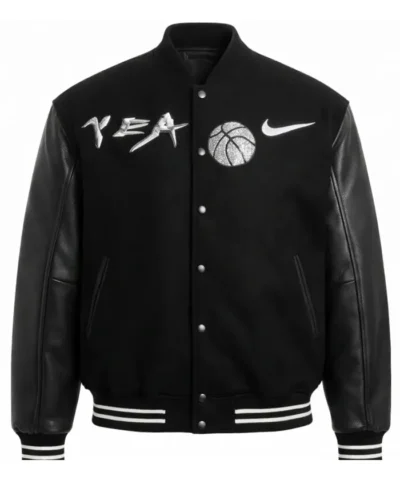 Yeat x Nike Black Varsity Jacket