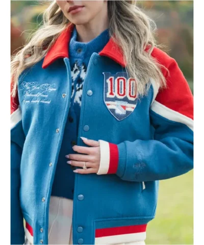 York Rangers Centennial Season Varsity Jacket