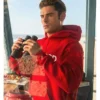 Zac Efron Baywatch Lifeguard Red Hoodie