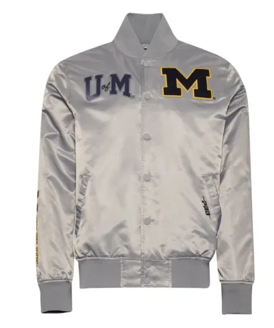 university-of-michigan-gray-satin-jacket