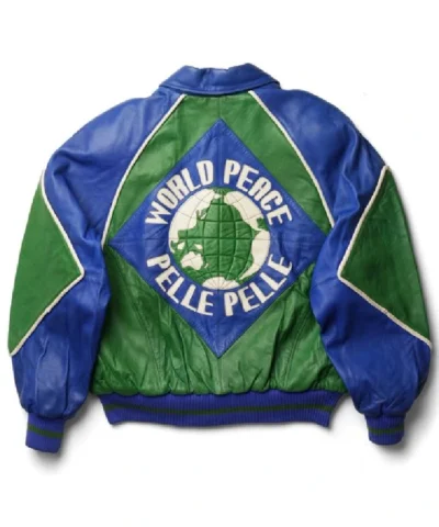 1991 Pelle Pelle World Peace Leather Jacket