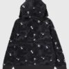A Bathing Ape Kuromi 2026 Camo Full Zip Fleece Hoodie in Blck