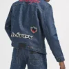 AOP Patch Blue Denim Jacket