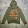 ASSC x Undefeated Paranoid Green Pullover Hoodie