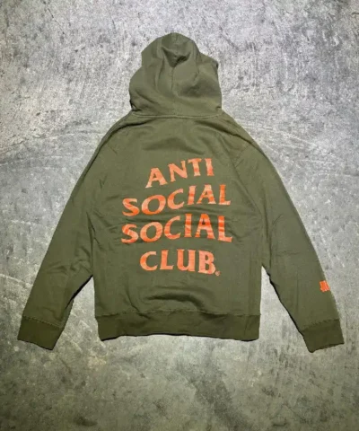 ASSC x Undefeated Paranoid Green Pullover Hoodie