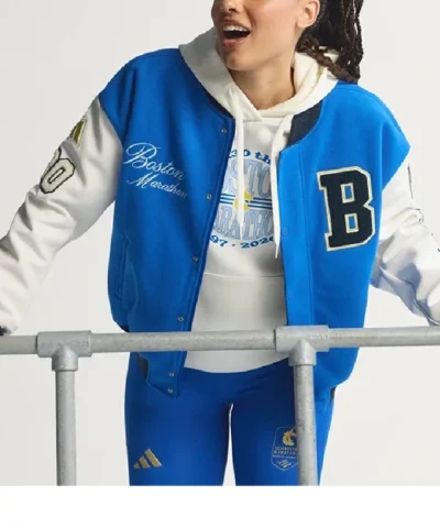 Adidas Boston Marathon 26 Varsity Jacket
