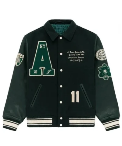 Aime Leon Dore Black Varsity Jacket
