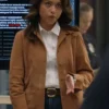 Alyssa Diaz The Rookie S08 Suede Leather Jacket 1