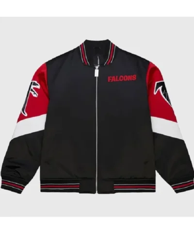 Atlanta Falcons Throwback Vintage Satin Jacket