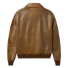 Avirex Vintage Flight A2 Brown Jacket Back View