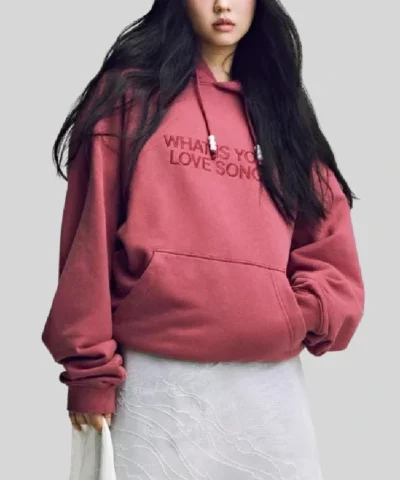 BTS Merch Arirang What is Your Love Song Maroon Hoodie