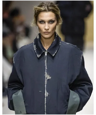 Bella Hadid Milan Fashion Week Jacket