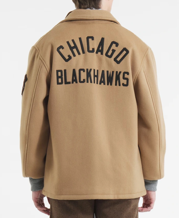 Blackhawks Cashmere Full-Snap Jacket