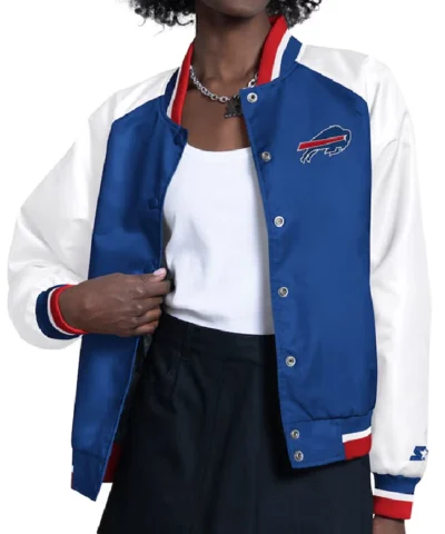 Buffalo Bills Blitz Varsity Jacket