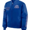 Buffalo Bills Royal Patch Full-Zip Satin Jacket