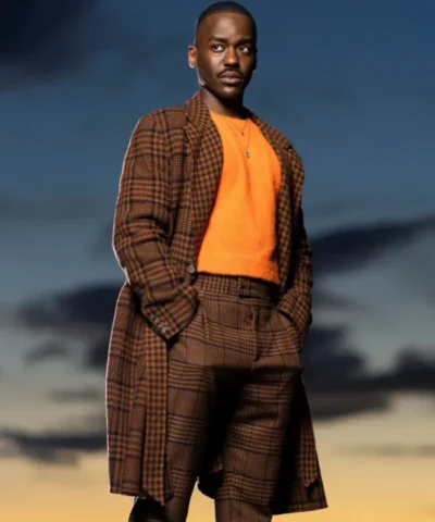 Buy 15th Doctor Ncuti Gatwa Checked Coat Shop Now