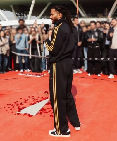 Buy Derrick Rose Honors Walk Of Fame Striped Black Tracksuit