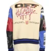 Buy Now Off White Multipatch Leather Varsity Bomber Jacket