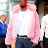 Buy Now Shai Gilgeous Alexander Pink Fur Jacket