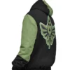 Buy Now The Legend Of Zelda Hyrulian Crest Logo Green And Black Hoodie