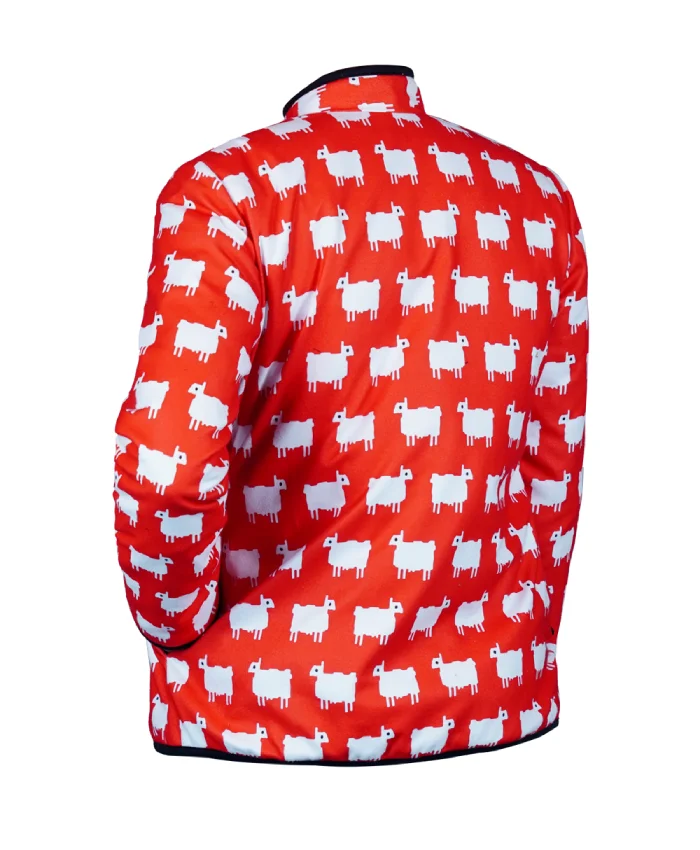 Buy Now The Traitors S04 Colton Underwood Red Sheep Jacket for Men and Women