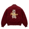 Buy Palace Spring 2026 Hungry Raccoon Zip-Up Varsity Jacket